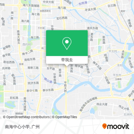 南海中心小学地图