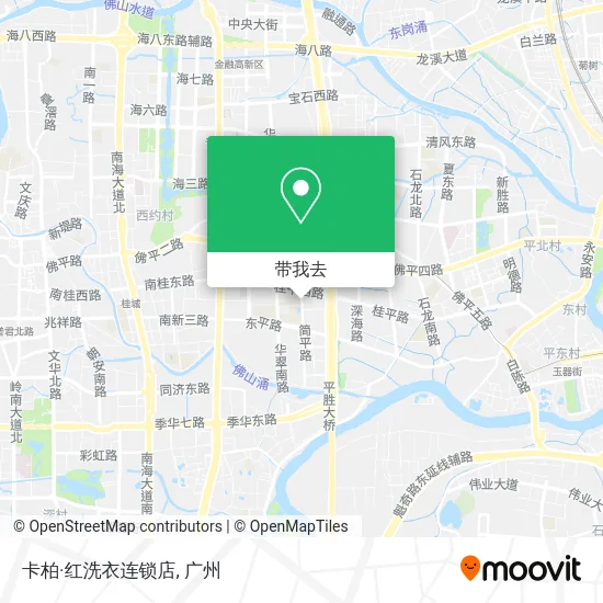 卡柏·红洗衣连锁店地图
