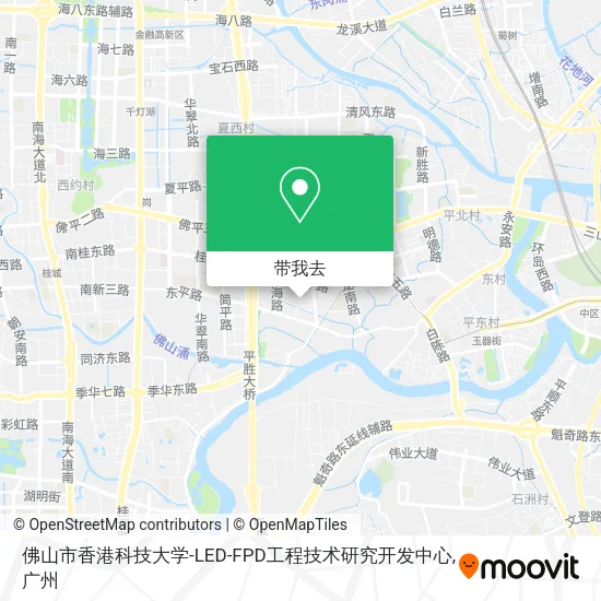 佛山市香港科技大学-LED-FPD工程技术研究开发中心地图