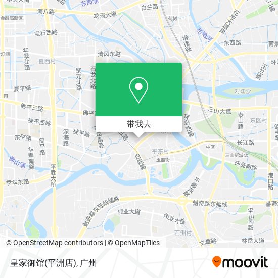 皇家御馆(平洲店)地图