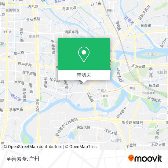至善素食地图