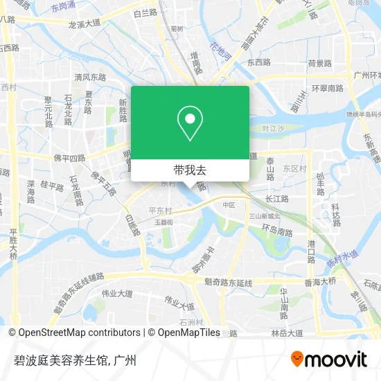 碧波庭美容养生馆地图
