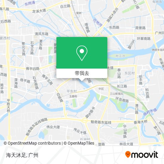 海天沐足地图