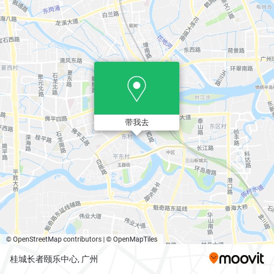 桂城长者颐乐中心地图
