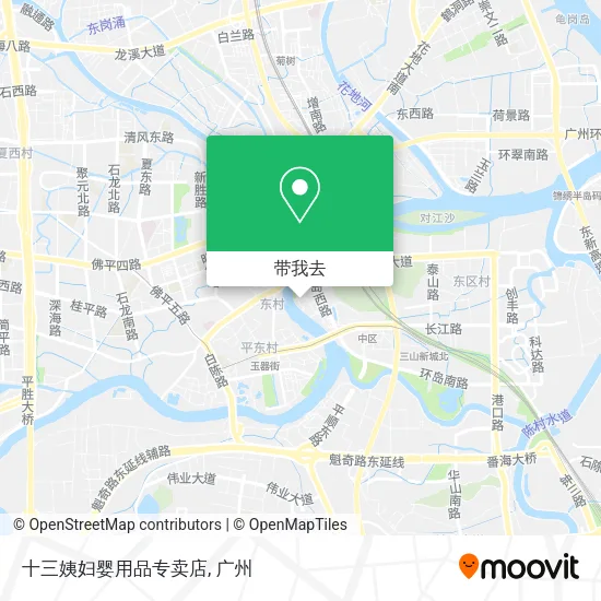 十三姨妇婴用品专卖店地图