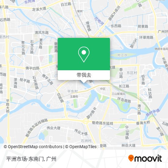 平洲市场-东南门地图