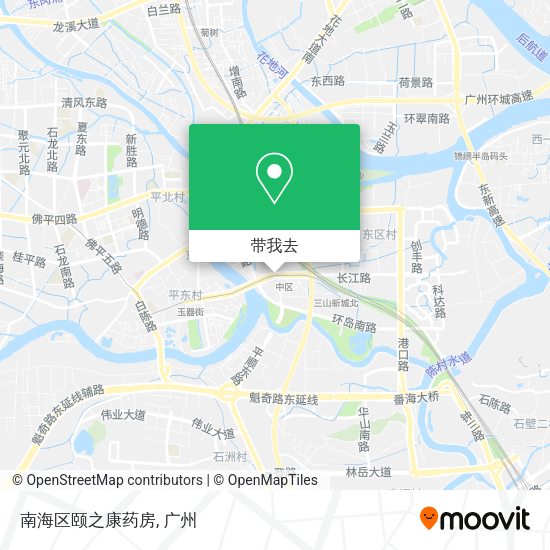 南海区颐之康药房地图
