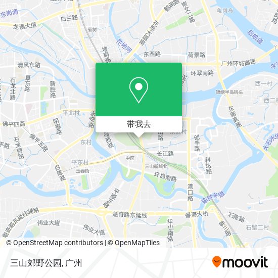 三山郊野公园地图