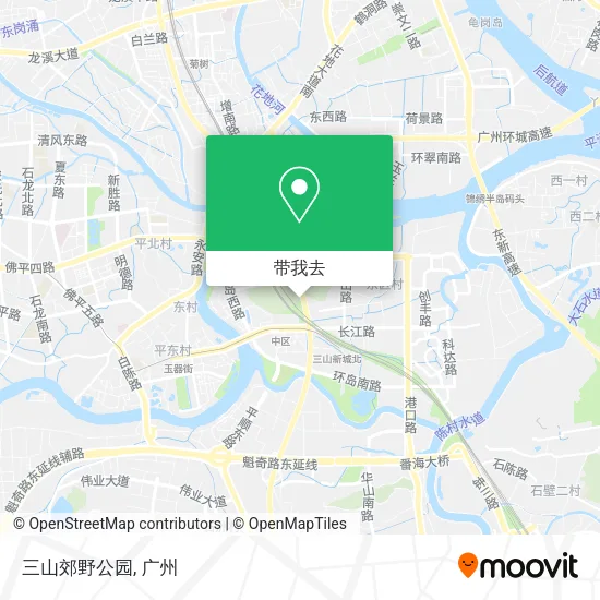 三山郊野公园地图