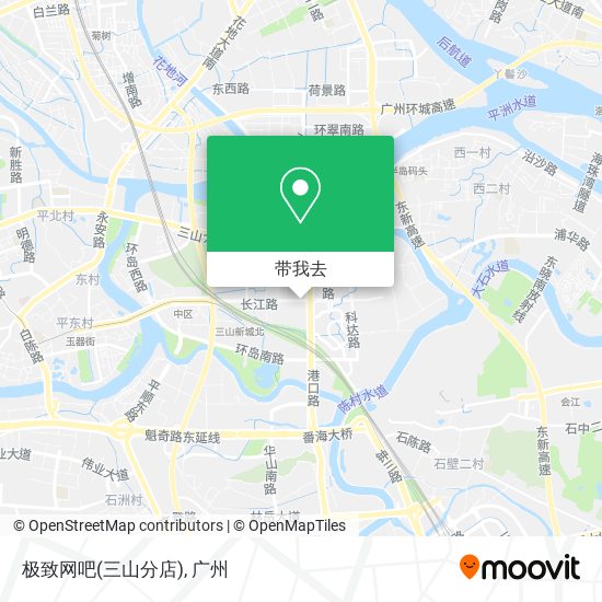 极致网吧(三山分店)地图