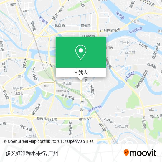 多又好准称水果行地图