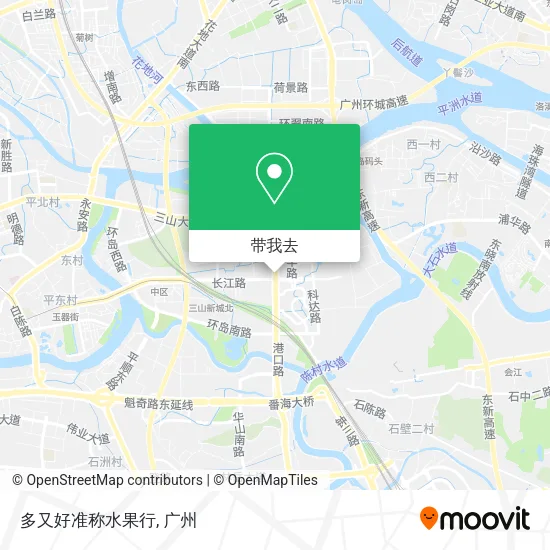 多又好准称水果行地图