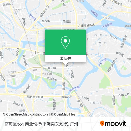 南海区农村商业银行(平洲奕东支行)地图