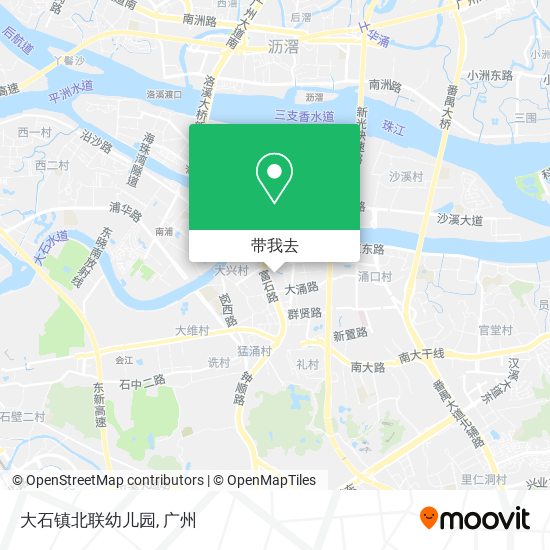 大石镇北联幼儿园地图