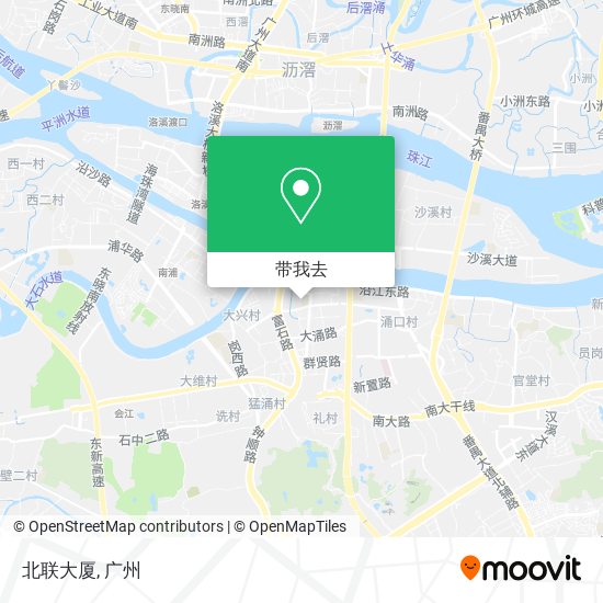 北联大厦地图