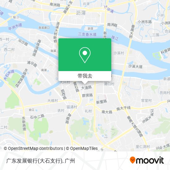 广东发展银行(大石支行)地图