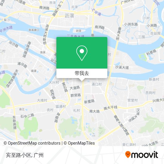 宾至路小区地图