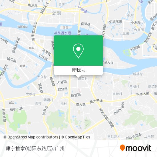 康宁推拿(朝阳东路店)地图