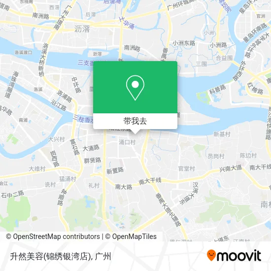 升然美容(锦绣银湾店)地图