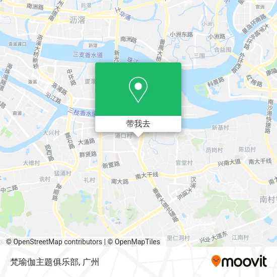 梵瑜伽主题俱乐部地图