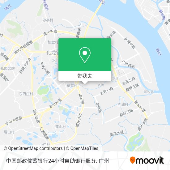 中国邮政储蓄银行24小时自助银行服务地图
