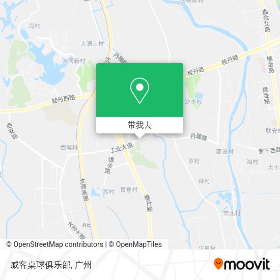 威客桌球俱乐部地图