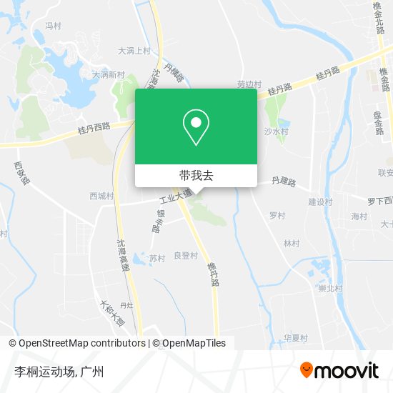 李桐运动场地图