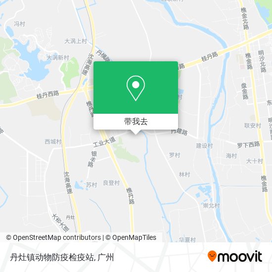 丹灶镇动物防疫检疫站地图