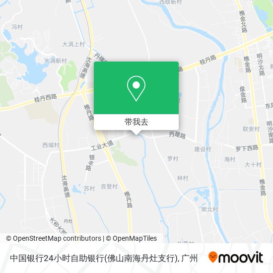 中国银行24小时自助银行(佛山南海丹灶支行)地图