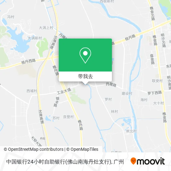 中国银行24小时自助银行(佛山南海丹灶支行)地图