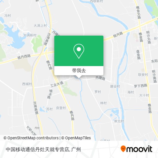 中国移动通信丹灶天就专营店地图