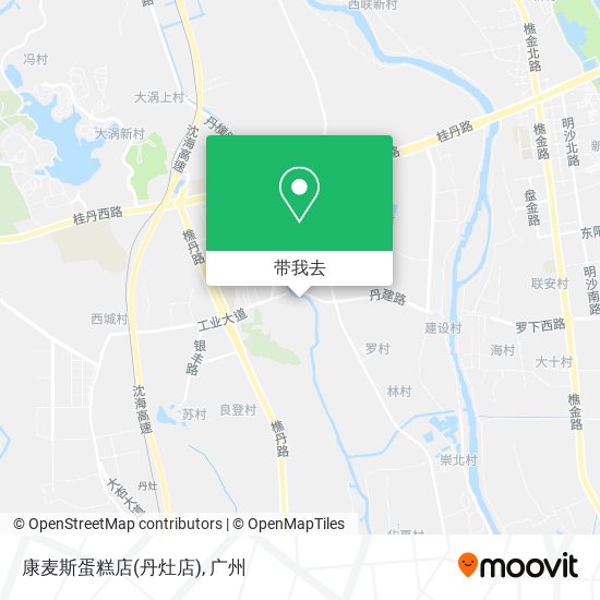 康麦斯蛋糕店(丹灶店)地图