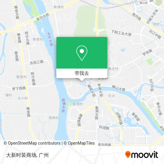 大新时装商场地图
