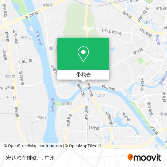 宏达汽车维修厂地图