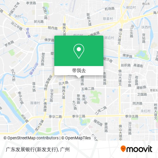 广东发展银行(新发支行)地图