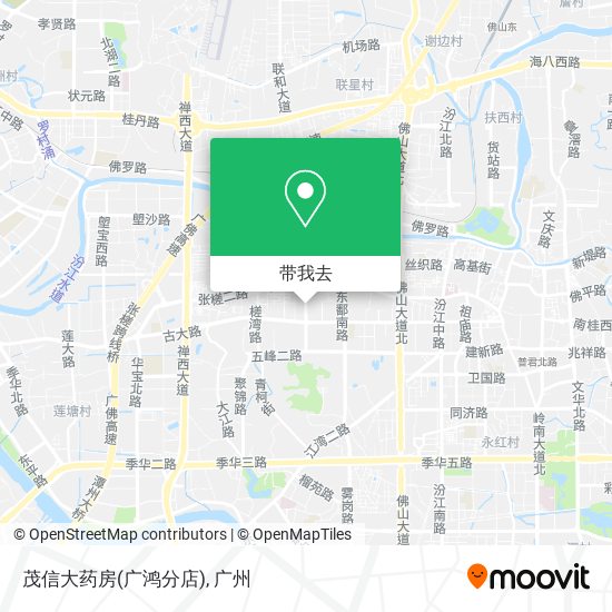 茂信大药房(广鸿分店)地图