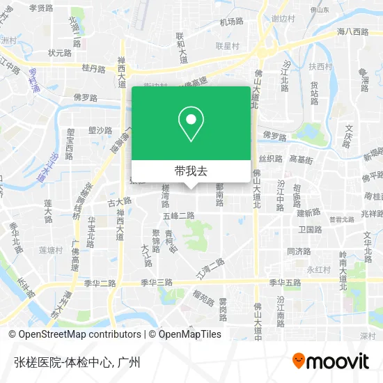 张槎医院-体检中心地图