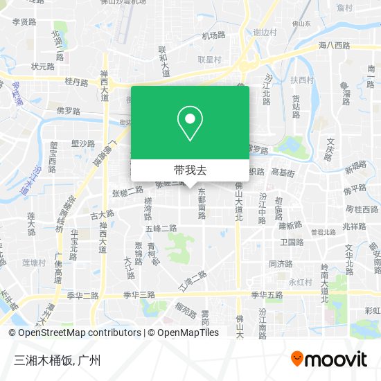 三湘木桶饭地图
