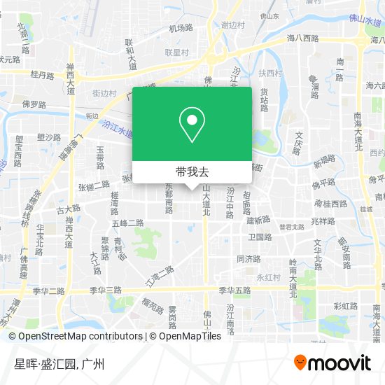 星晖·盛汇园地图