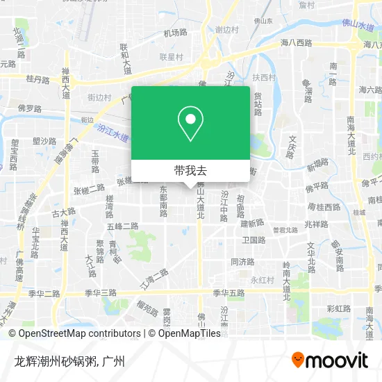 龙辉潮州砂锅粥地图