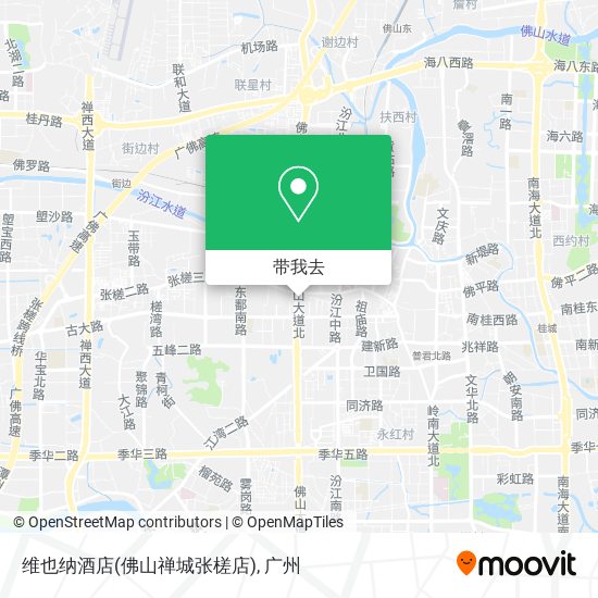 维也纳酒店(佛山禅城张槎店)地图