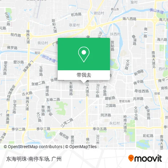 东海明珠-南停车场地图