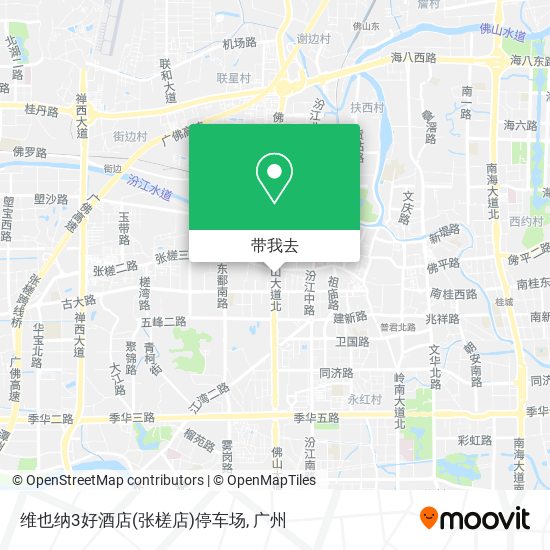 维也纳3好酒店(张槎店)停车场地图