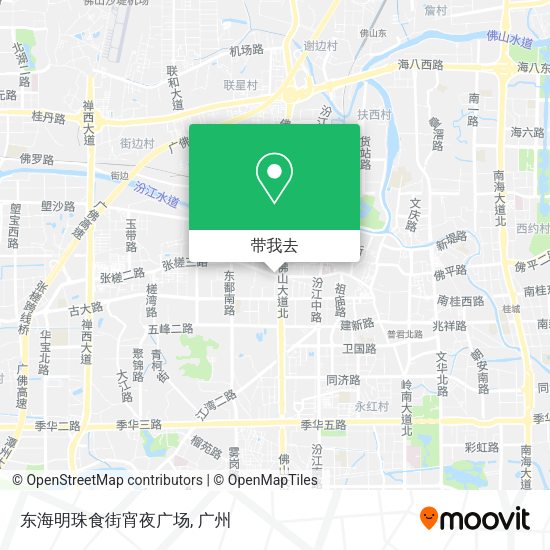 东海明珠食街宵夜广场地图