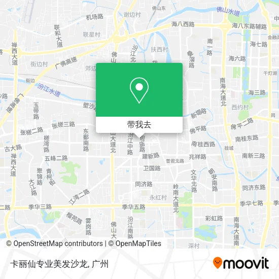 卡丽仙专业美发沙龙地图