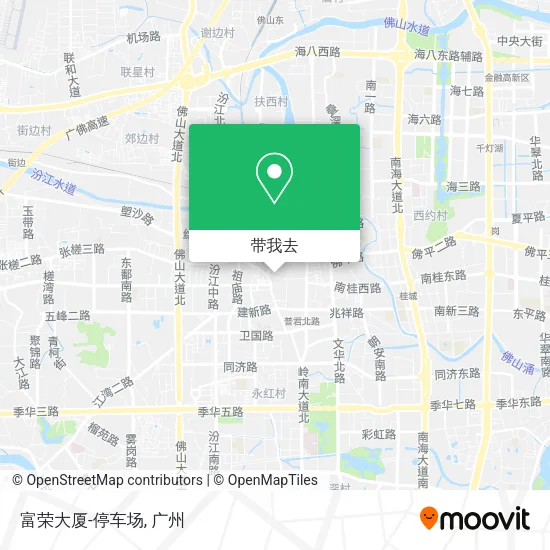 富荣大厦-停车场地图