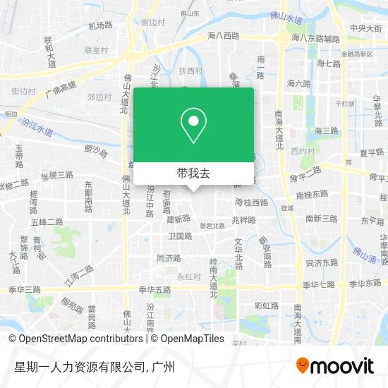 星期一人力资源有限公司地图