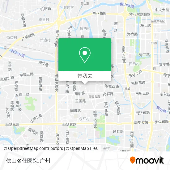 佛山名仕医院地图