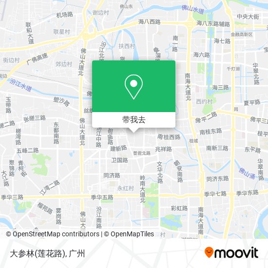 大参林(莲花路)地图