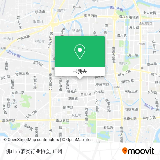 佛山市酒类行业协会地图